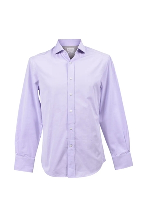 Brunello Cucinelli slim-fit long-sleeve shirt - Purple