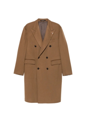 Tagliatore double-breasted coat - Brown