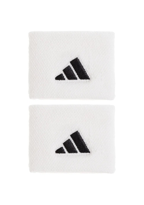 adidas embroidered-logo wristband (set of two) - White