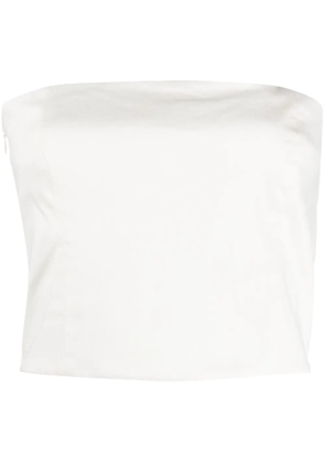GAUGE81 Lica strapless top - White