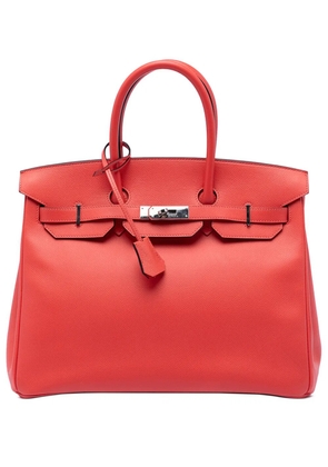 Hermès Pre-Owned 2017 Epsom Birkin Retourne 35 handbag - Red