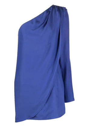 GAUGE81 Oria single-sleeve silk minidress - Purple