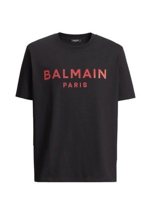 Balmain T-shirt with Balmain Paris print - Black