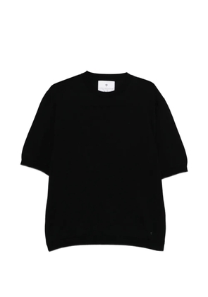 SEVEN GAUGE short-sleeve cotton T-shirt - Black
