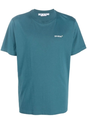 Off-White chain-link Arrows-print T-shirt - Blue