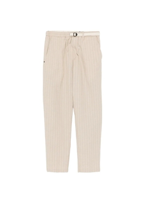 White Sand striped belt trousers - Neutrals
