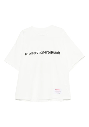 RIVINGTON ROI REBIS logo T-shirt - White