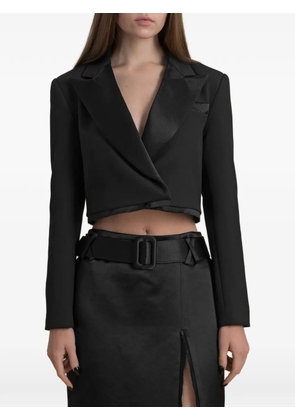 Contessa Mills Morgaine cropped blazer - Black