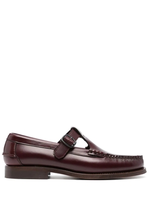 Hereu Alber almond-toe loafers - Red