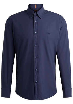 BOSS cotton shirt - Blue