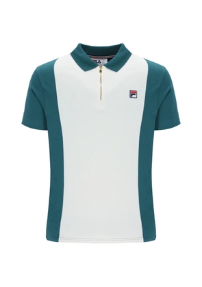 Fila Pierro zip-up polo shirt - White