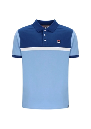 Fila Mattia logo-patch polo shirt - Blue