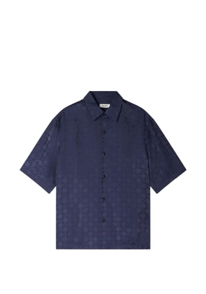 SANDRO check-pattern shirt - Blue
