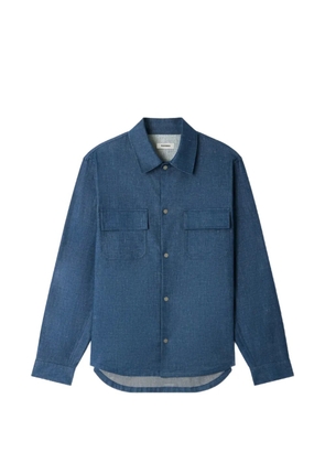SANDRO pocket long-sleeve shirt - Blue