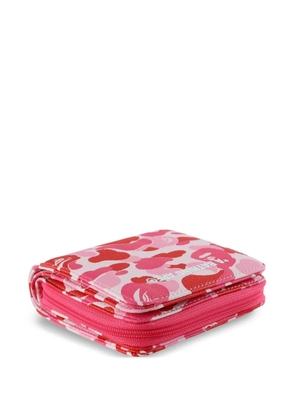 A BATHING APE® mini ABC Camo wallet - Pink