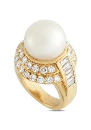 LB Exclusive pearl and diamond ring - Gold