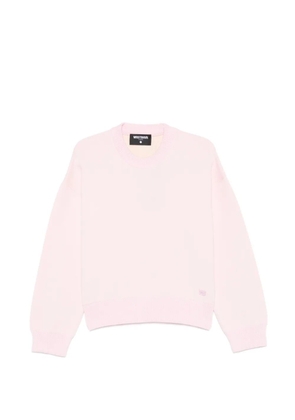 WRSTBHVR Garm logo-detail dropped-shoulder sweater - Pink