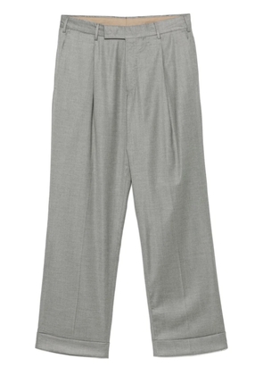 PT Torino pleat-detail trousers - Grey