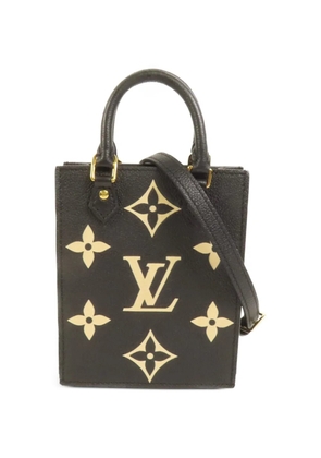 Louis Vuitton Pre-Owned Petit Sac Plat Monogram mini tote bag - Black