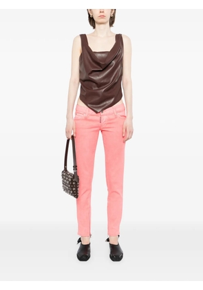 DSQUARED2 zipped-cuff jeans - Pink