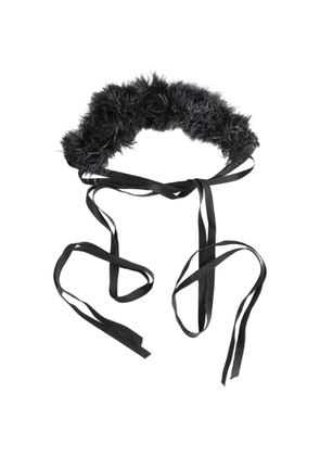 Ann Demeulemeester crochet headband - Black