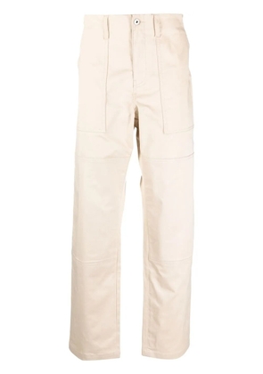 COUNTY OF MILAN Cross straight trousers - Neutrals