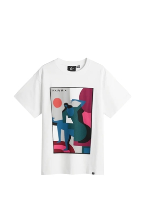 BY PARRA Ball to the Face graphic-print T-shirt - White