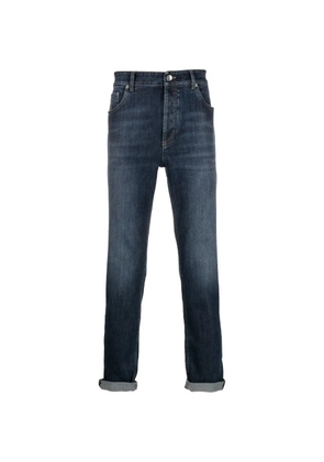 Brunello Cucinelli straight-leg jeans - Blue