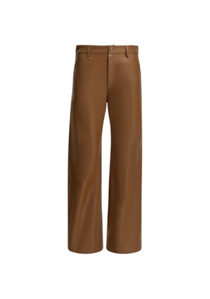 NORIARCO leather trousers - Brown