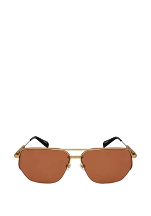 Linda Farrow x Jacquemus double-bridge sunglasses - Gold