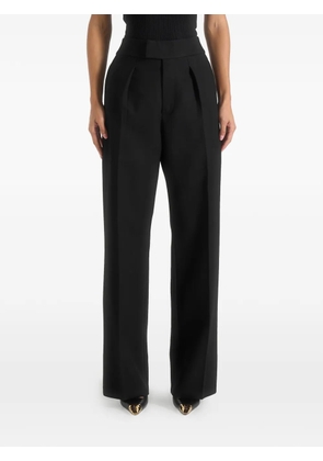 Manière De Voir Elsa pleated high-waist trousers - Black