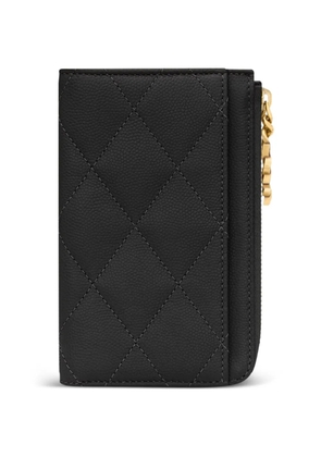 Saint Laurent quilted leather card holder - Black