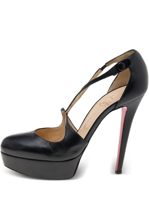 Christian Louboutin Pre-Owned 130mm leather pumps - Black