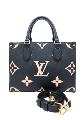 Louis Vuitton Pre-Owned 2021-2026 Bicolor Monogram Empreinte Giant Onthego PM satchel - Brown