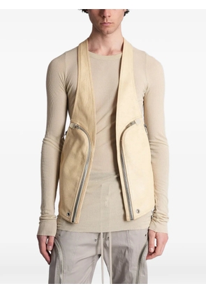 Rick Owens Bauhaus zip-detail gilet - Neutrals