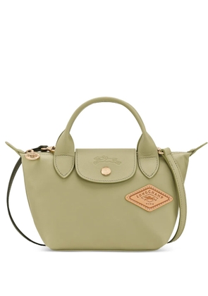Longchamp extra-small Le Pliage patch-detail tote bag - Green