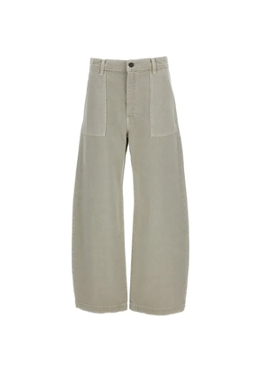 FRAME The Bow barrel-leg jeans - Neutrals
