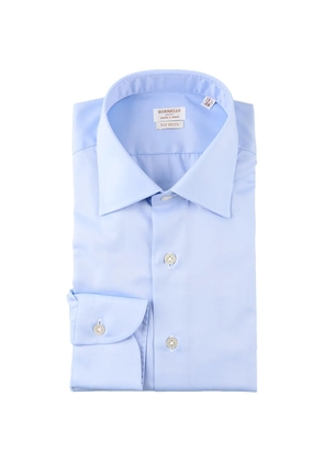 BORRIELLO NAPOLI twill-weave shirt - Blue