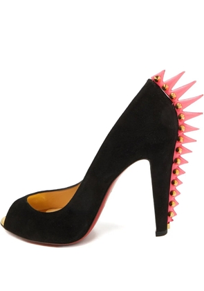 Christian Louboutin Pre-Owned 115mm spiked peep-toe pumps - Black