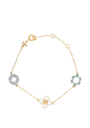 Tory Burch Double-T charm bracelet - Gold