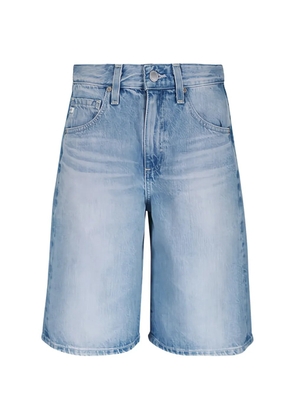 AG Jeans Hattie faded-effect denim shorts - Blue