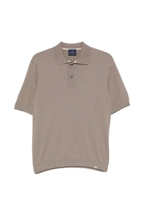 Paul & Shark logo-patch polo shirt - Neutrals