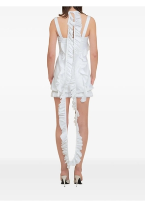 Contessa Mills Holland ruffle-trimmed romper - White