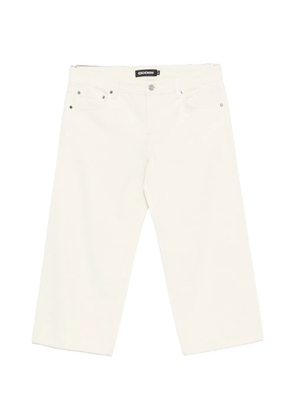 EB Denim low-rise cropped jeans - Neutrals