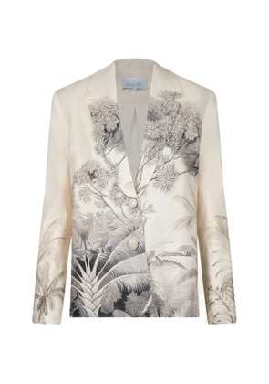 Johanna Ortiz Rock The Plan tropical-print jacket - Neutrals