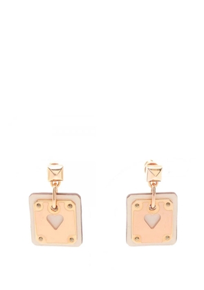 Hermès Pre-Owned 2022 Gold Plated Swift As De Coeur Push Back Earrings costume earrings