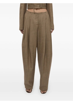 Christopher Esber Plinth herringbone trousers - Neutrals