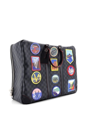 Louis Vuitton Pre-Owned Sirius Handbag Alps Patches Damier Graphite 55 business bag - Black