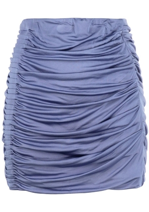 GAUGE81 ruched miniskirt - Blue
