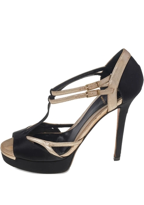 Fendi Pre-Owned 125mm T-strap platform sandals - Black